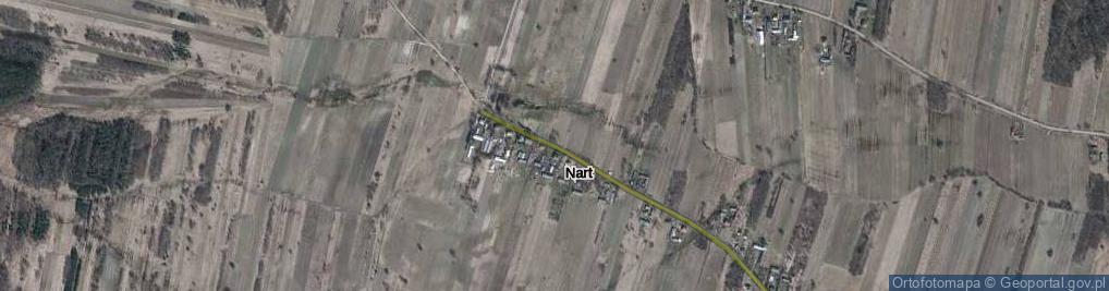 Zdjęcie satelitarne Nart ul.