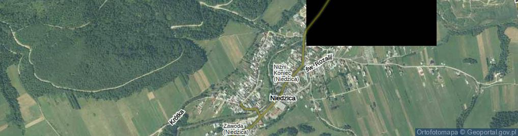 Zdjęcie satelitarne Nadwodnia ul.