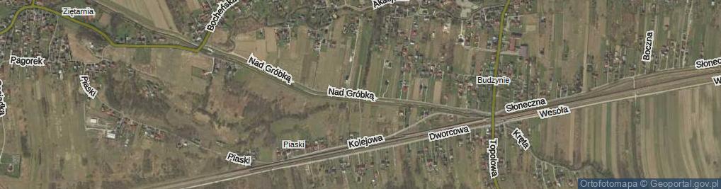Zdjęcie satelitarne Nad Gróbką ul.