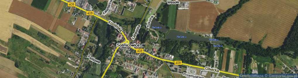 Zdjęcie satelitarne Nad Stawem ul.