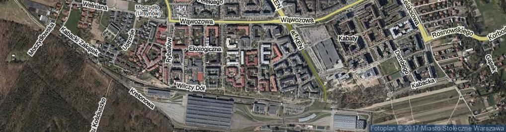 Zdjęcie satelitarne Na Przyzbie ul.