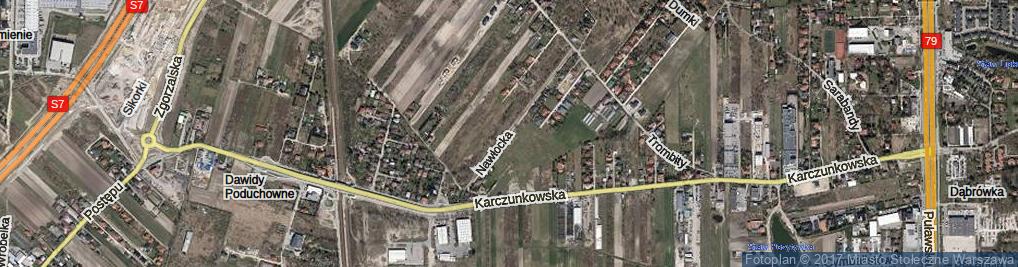Zdjęcie satelitarne Nawłocka ul.