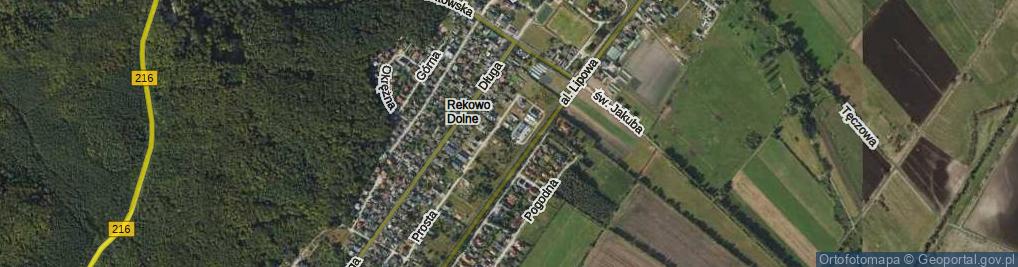 Zdjęcie satelitarne Necla Augustyna ul.