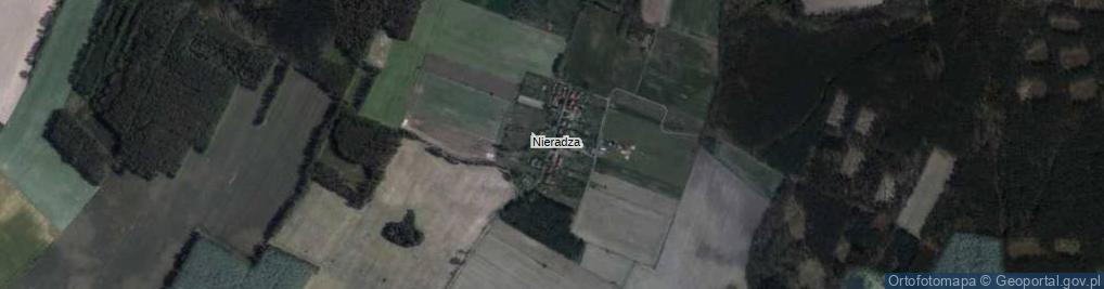 Zdjęcie satelitarne Nieradza ul.