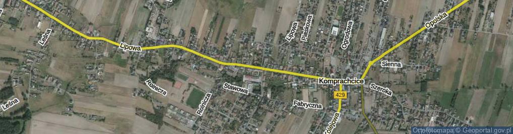 Zdjęcie satelitarne Niemodlińska ul.