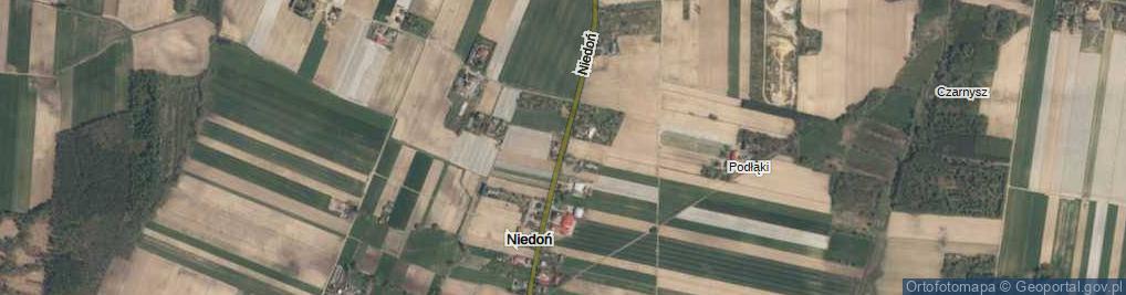 Zdjęcie satelitarne Niedoń ul.
