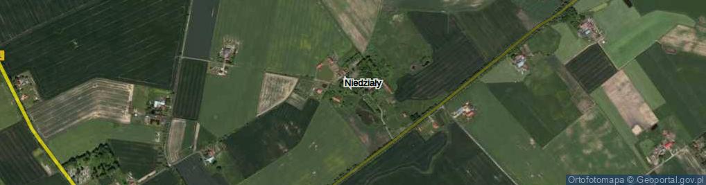 Zdjęcie satelitarne Niedziały ul.