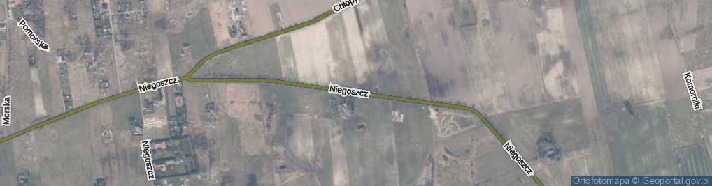 Zdjęcie satelitarne Niegoszcz ul.