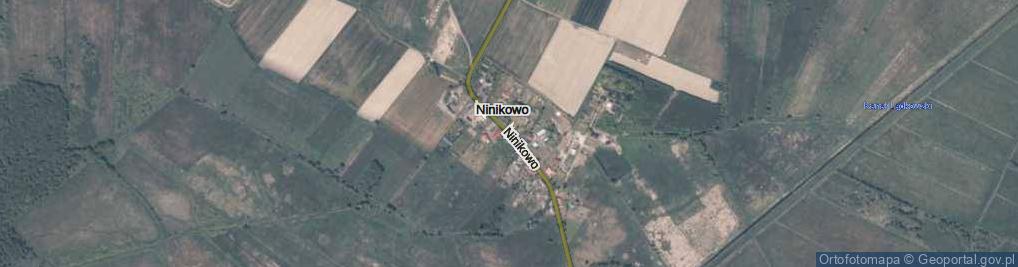 Zdjęcie satelitarne Ninikowo ul.