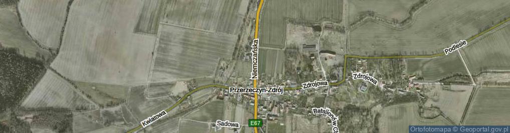 Zdjęcie satelitarne Niemczańska ul.