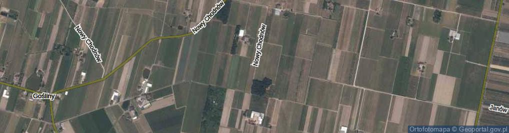 Zdjęcie satelitarne Nowy Chodnów ul.