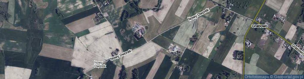 Zdjęcie satelitarne Nowy Dworek ul.
