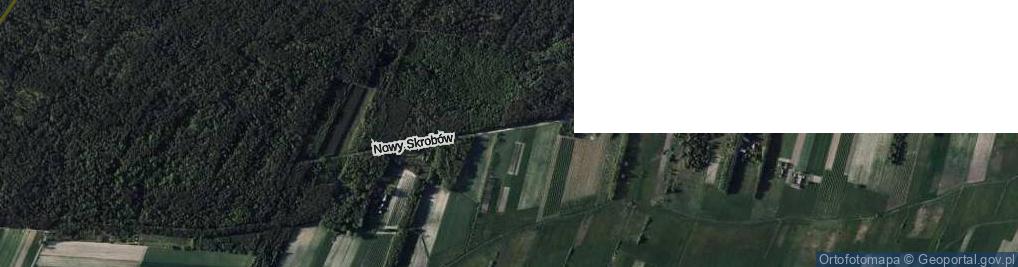 Zdjęcie satelitarne Nowy Skrobów ul.