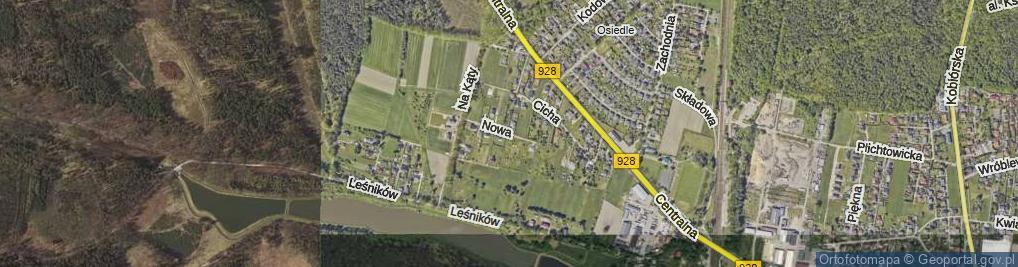 Zdjęcie satelitarne Nowa ul.