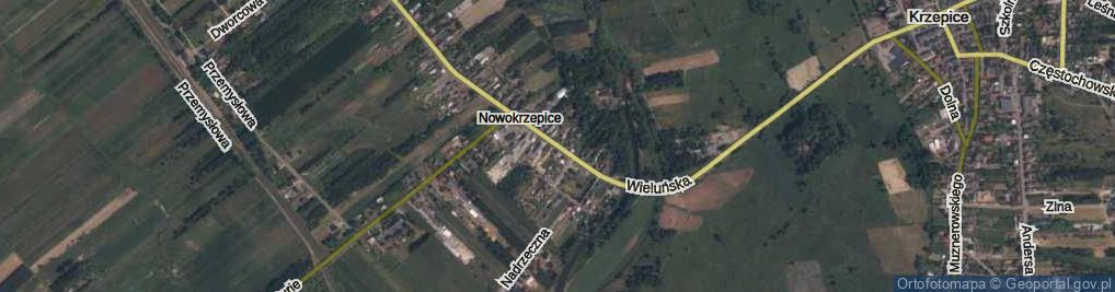 Zdjęcie satelitarne Nowokrzepice ul.