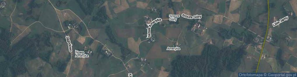 Zdjęcie satelitarne Nowa Ameryka ul.