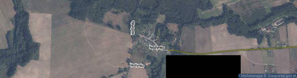 Zdjęcie satelitarne Nożynko ul.