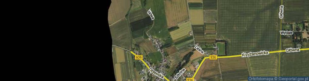 Zdjęcie satelitarne Nowa ul.