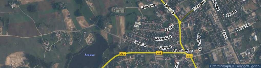 Zdjęcie satelitarne Nowickiego Jana, ks. ul.