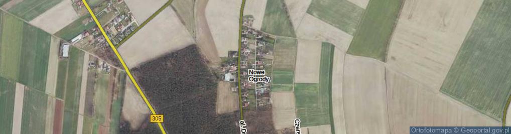 Zdjęcie satelitarne Nowe Ogrody ul.
