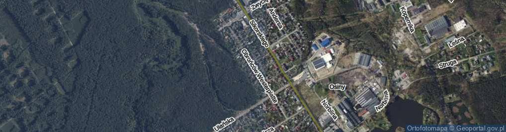 Zdjęcie satelitarne Obrońców Westerplatte ul.