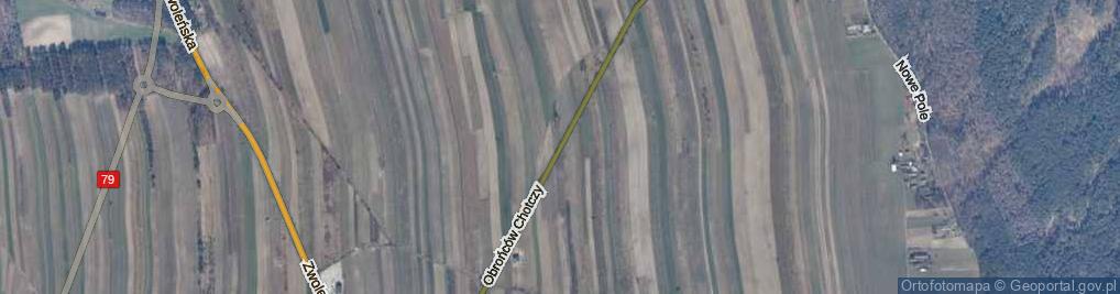 Zdjęcie satelitarne Obrońców Chotczy ul.