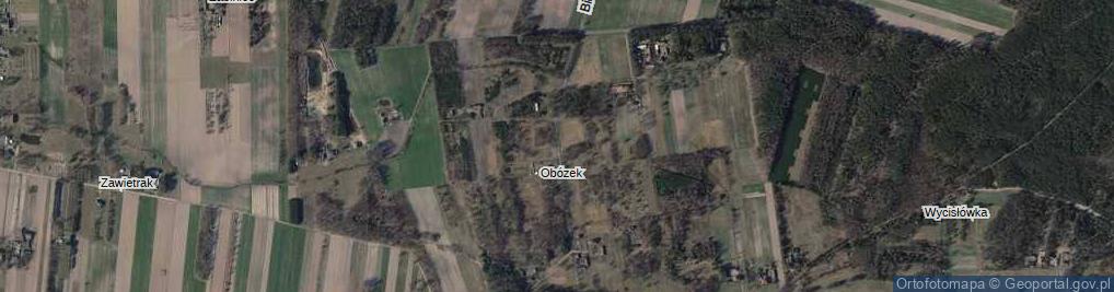 Zdjęcie satelitarne Obózek ul.