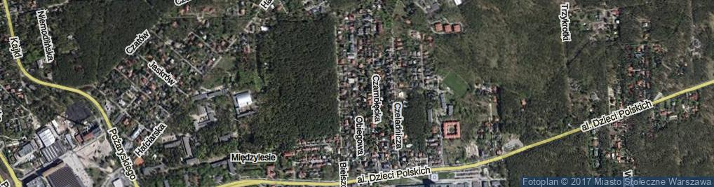 Zdjęcie satelitarne Obiegowa ul.