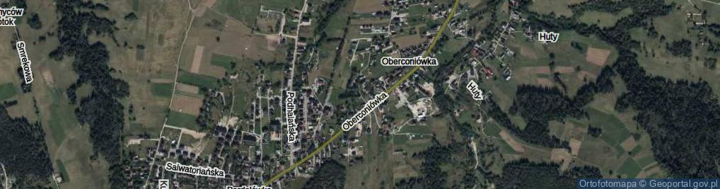 Zdjęcie satelitarne Oberconiówka ul.