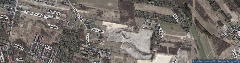 Zdjęcie satelitarne Obłoczna ul.