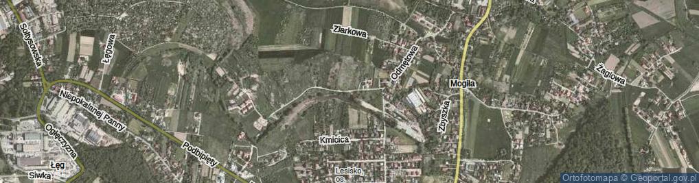 Zdjęcie satelitarne Odmętowa ul.