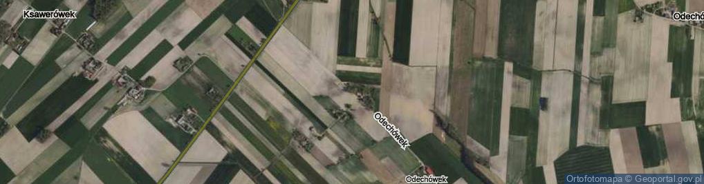 Zdjęcie satelitarne Odechówek ul.
