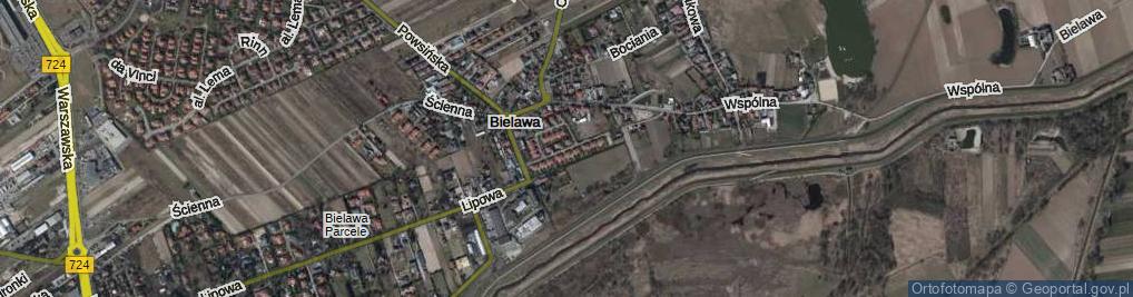 Zdjęcie satelitarne Ogrody Bielawy ul.