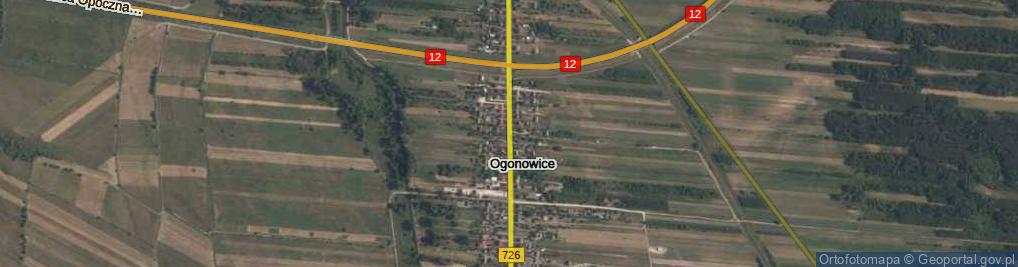 Zdjęcie satelitarne Ogonowice ul.