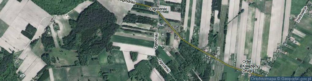 Zdjęcie satelitarne Ogrodniki ul.