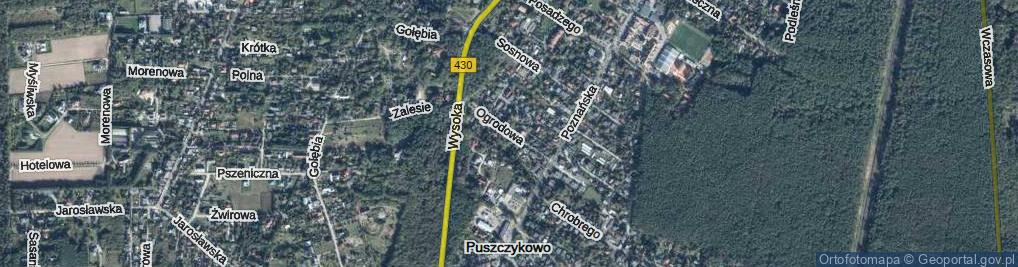 Zdjęcie satelitarne Ogrodowa ul.