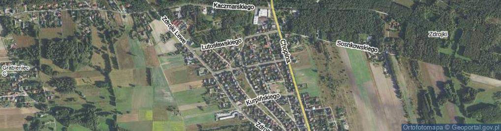 Zdjęcie satelitarne Ogińskiego Michała Kleofasa ul.