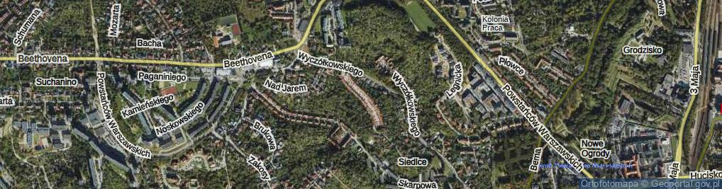 Zdjęcie satelitarne Ojcowska ul.