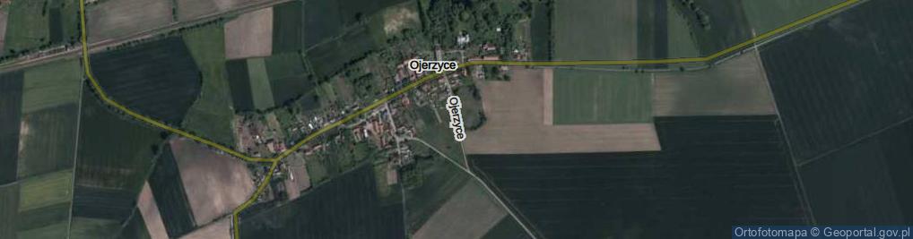 Zdjęcie satelitarne Ojerzyce ul.