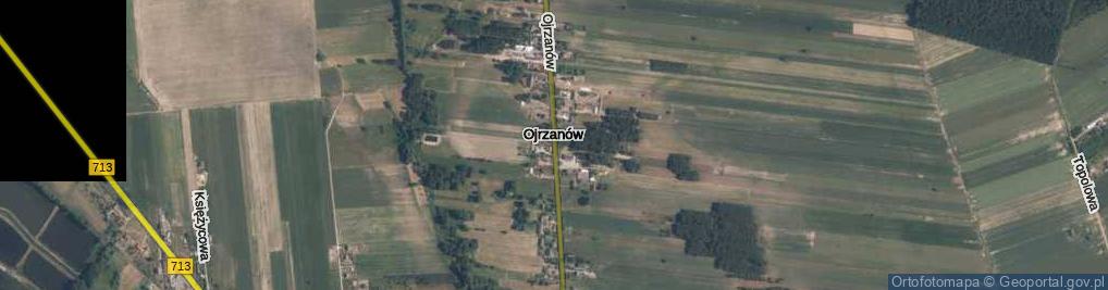 Zdjęcie satelitarne Ojrzanów ul.