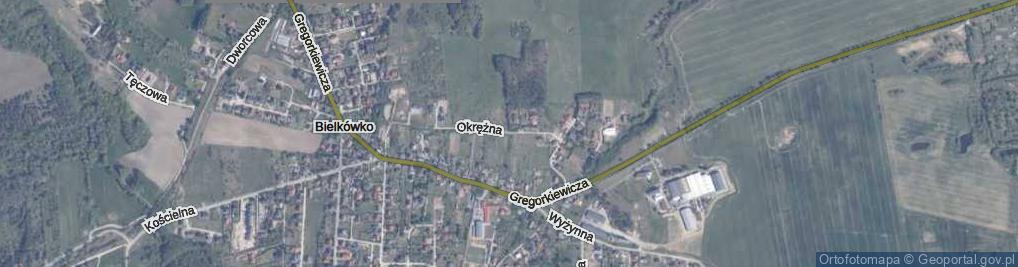Zdjęcie satelitarne Okrężna ul.