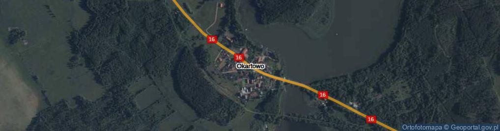 Zdjęcie satelitarne Okartowo-Przystanek ul.