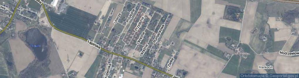 Zdjęcie satelitarne Okrężna ul.