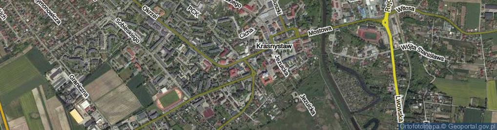 Zdjęcie satelitarne Oleszczyńskiego ul.