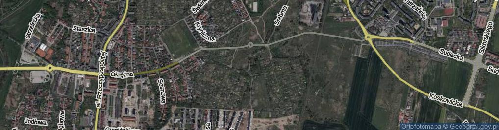 Zdjęcie satelitarne Ołowiana ul.