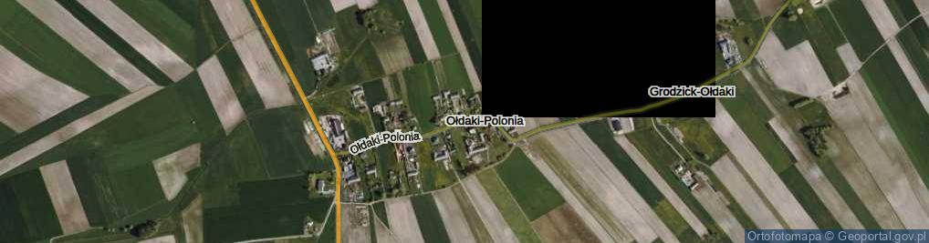 Zdjęcie satelitarne Ołdaki-Polonia ul.