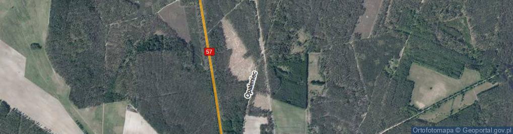 Zdjęcie satelitarne Opaleniec ul.