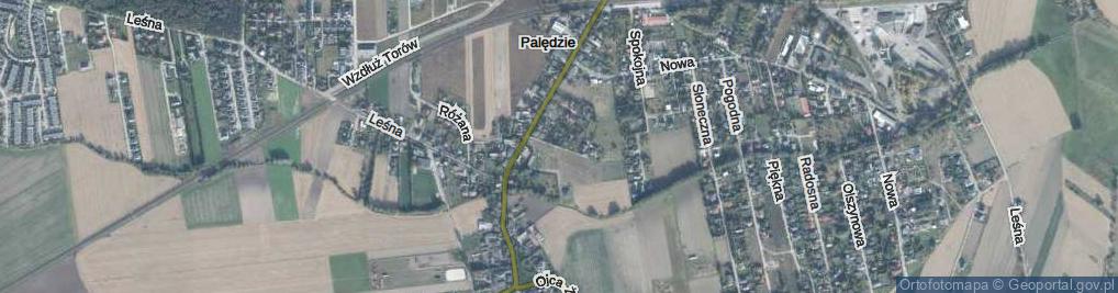 Zdjęcie satelitarne Orzechowa ul.