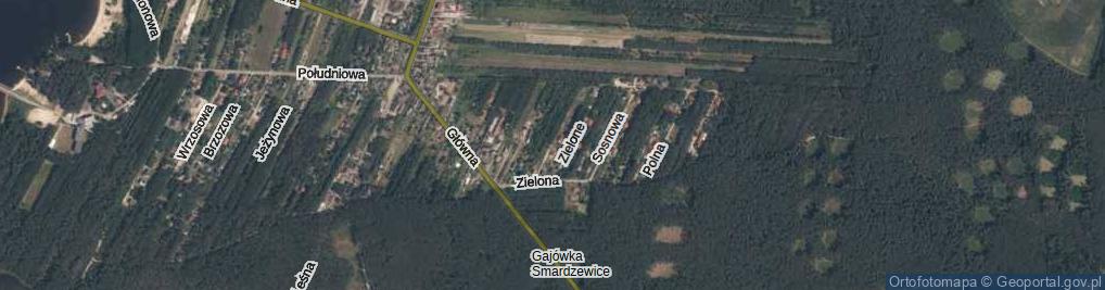 Zdjęcie satelitarne Orzechowa ul.
