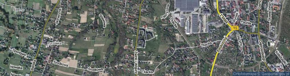 Zdjęcie satelitarne Osiedle Żwirki i Wigury os.